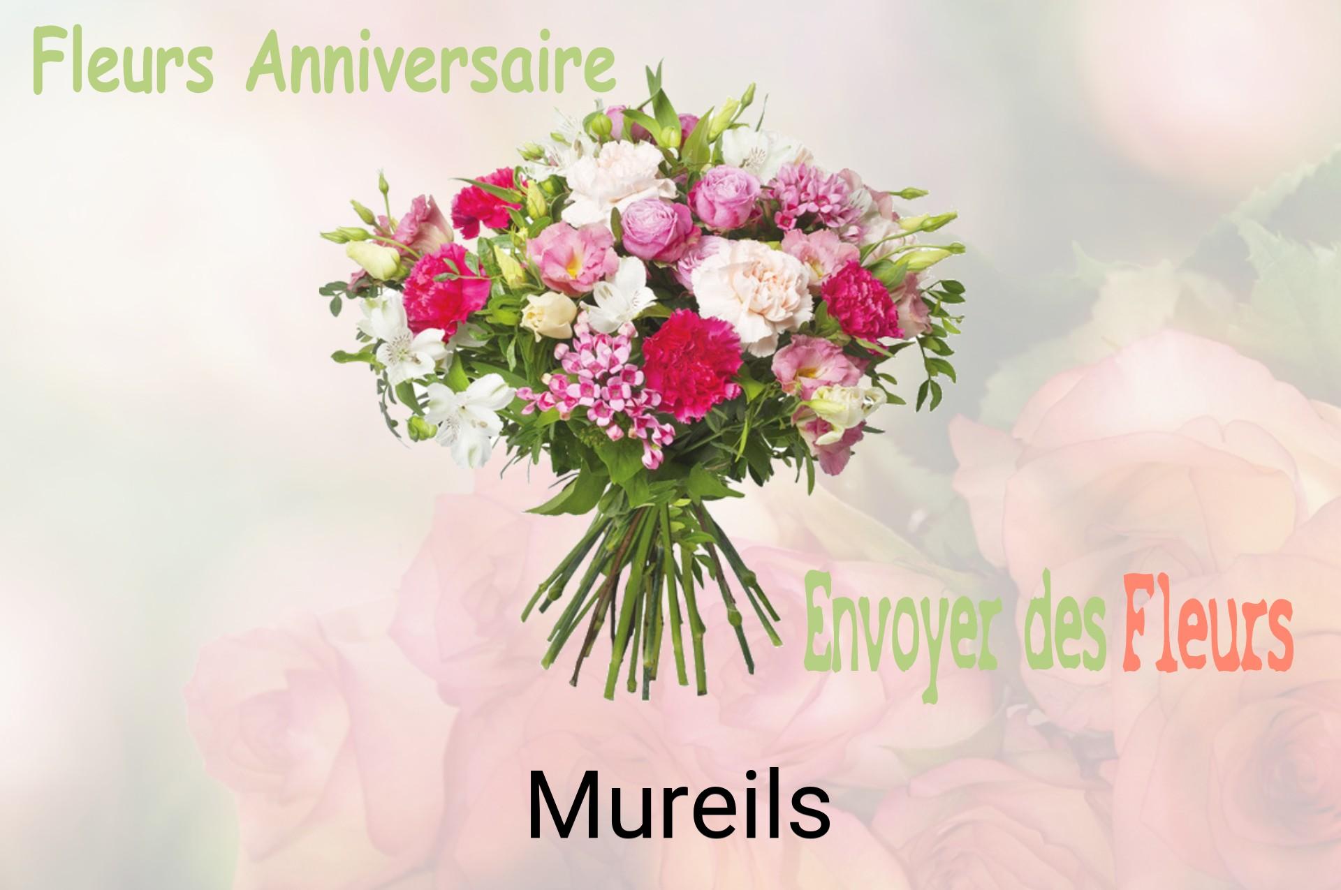 Bouquet de fleurs d’anniversaire livré à Mureils