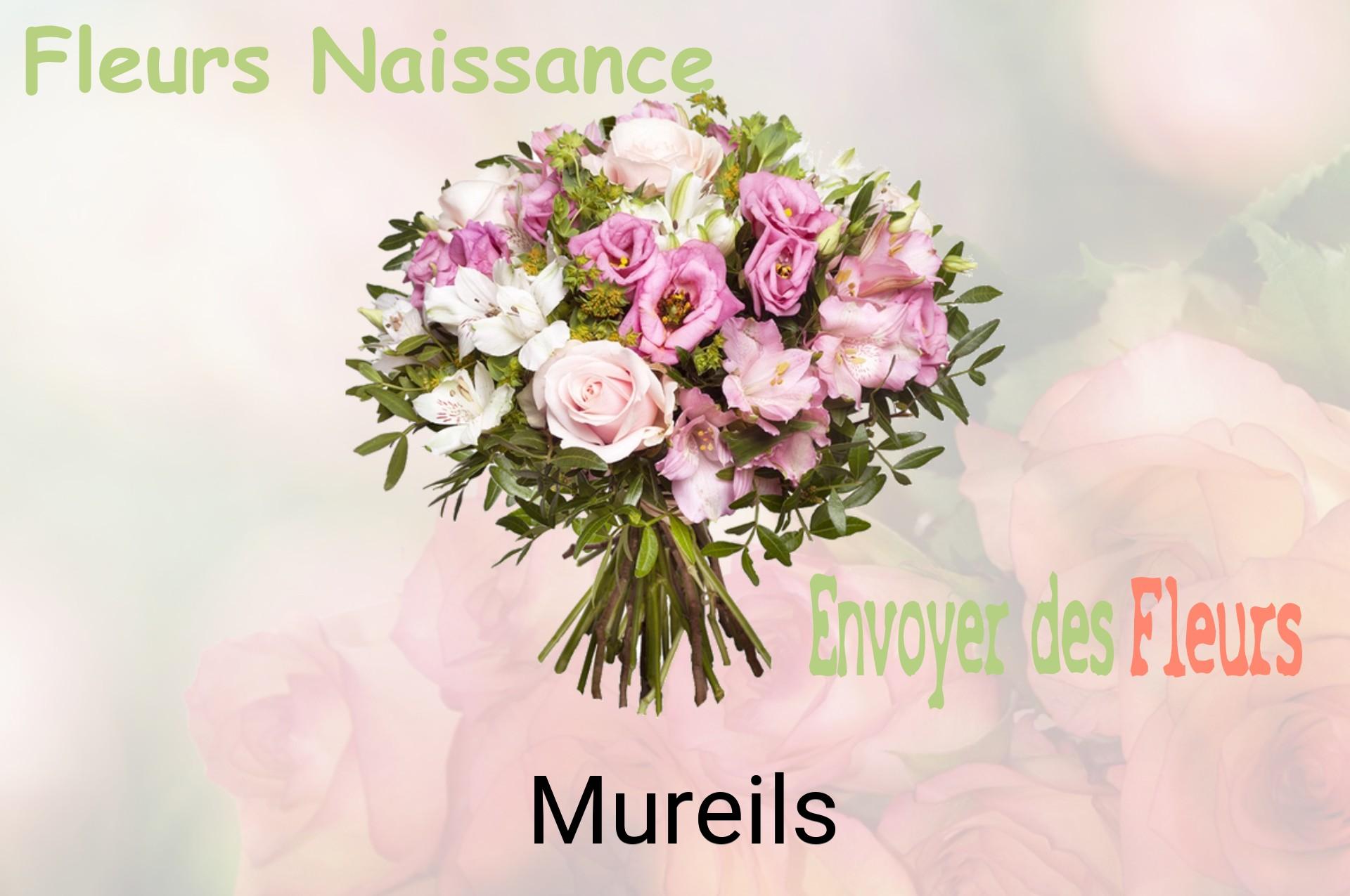 Bouquet de fleurs de naissance livré à Mureils